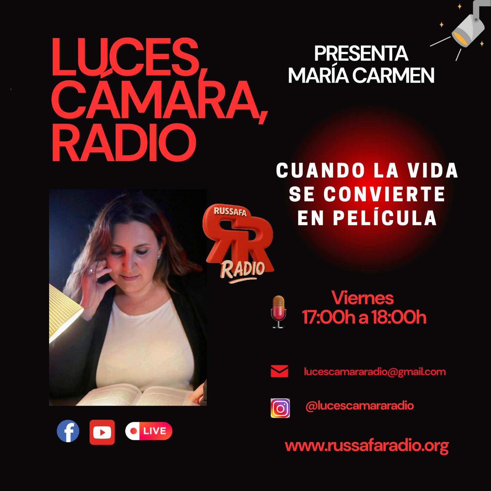 Luz, cámara, radio